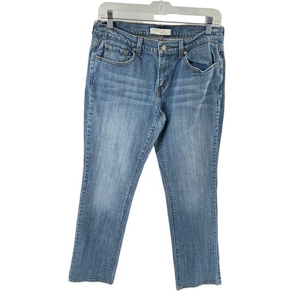 Levi’s Blue Zip-fly button Straight leg 505 Jeans Size 8 - Picture 1 of 10